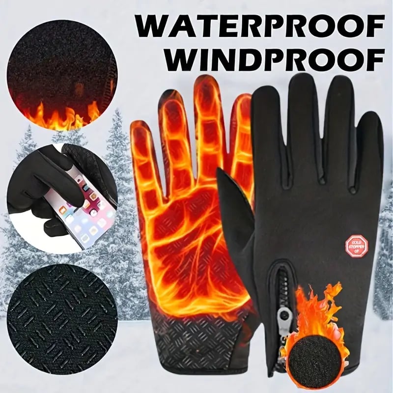 🏆Ultimate Waterproof & Windproof Thermal Non-Slip Gloves